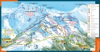 Cartina e mappa delle piste di Les 7 Laux