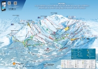 Cartina e mappa delle piste di Meribel