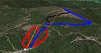 Cartina e mappa delle piste di Pian del Poggio