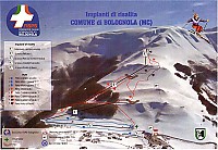 Cartina e mappa delle piste di Pintura di Bolognola