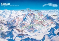 Cartina e mappa delle piste di Montgenèvre