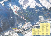 Cartina e mappa delle piste di Ladurns - Val di Fleres - Colle Isarco