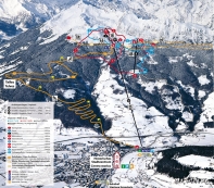 Cartina e mappa delle piste di Monte Cavallo - Rosskopf - Vipiteno