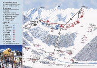 Cartina e mappa delle piste di Piana di Vigezzo