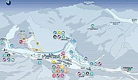 Cartina e mappa delle piste di Cogne - Gran Paradiso
