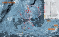 Cartina e mappa delle piste di Crèvacol