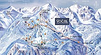 Cartina e mappa delle piste di Vogel