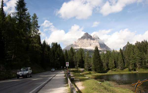 Salita alle Tre Cime di Lavaredo in mountain bike