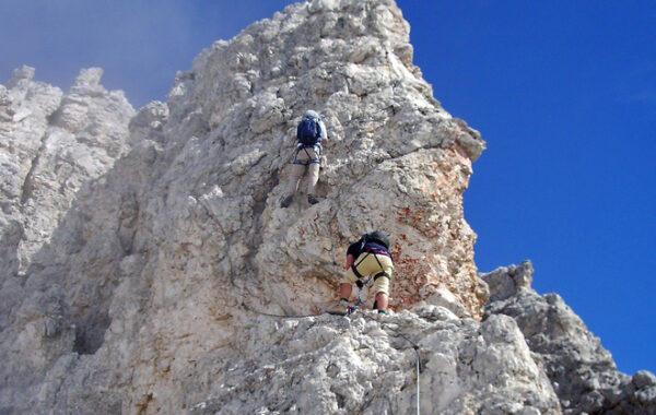 Ferrata Giuseppe Olivieri a Punta Anna