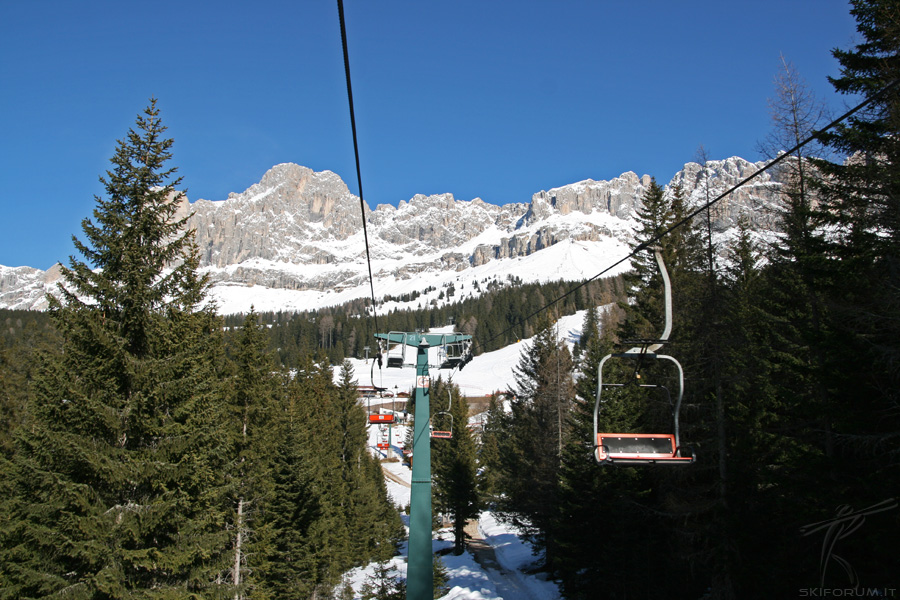 in prossimità della stazione di monte