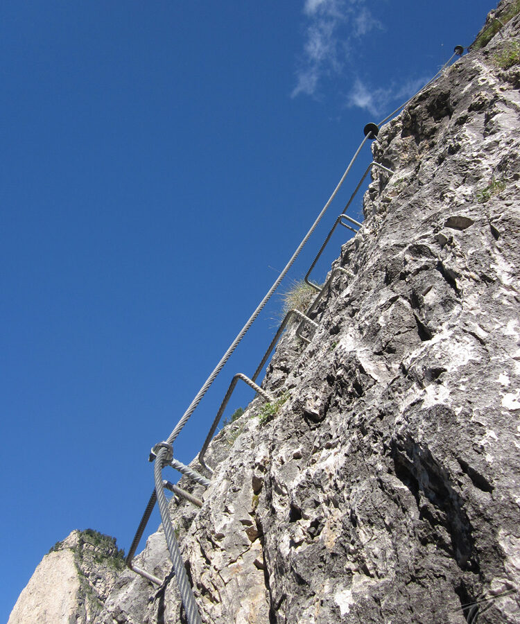 particolare via ferrata
