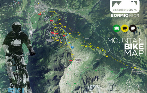 Bike park con dislivello da 1800 m a Bormio
