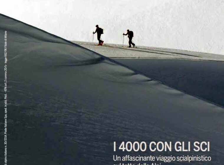 Num. primaverile della rivista  CAI dedicato allo scialpinismo