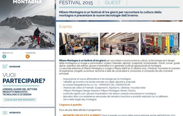 Milano Montagna 2015