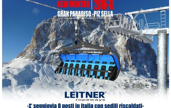 Prima seggiovia a 8 posti in Val Gardena