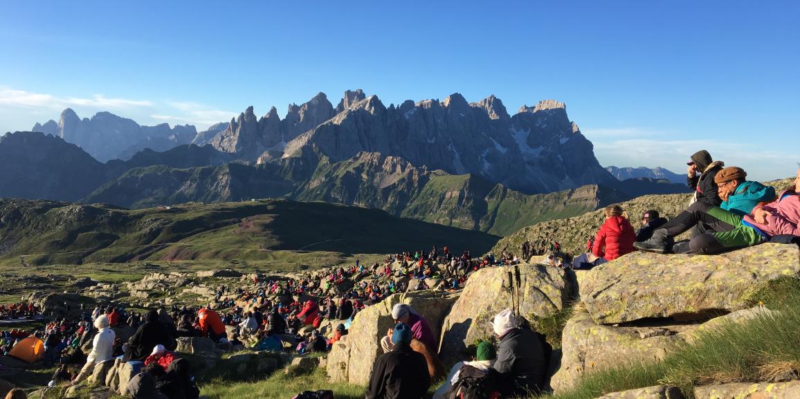 L’alba al Col Margherita