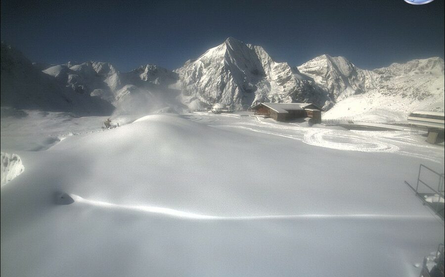 Prima neve sull’arco alpino