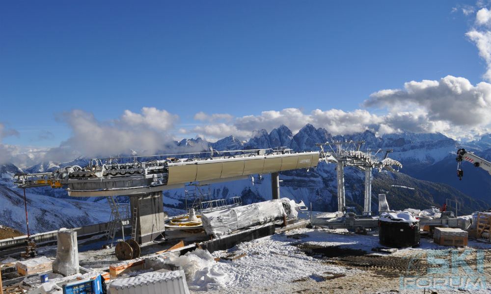 Lavori cabinovia Pfannspitze