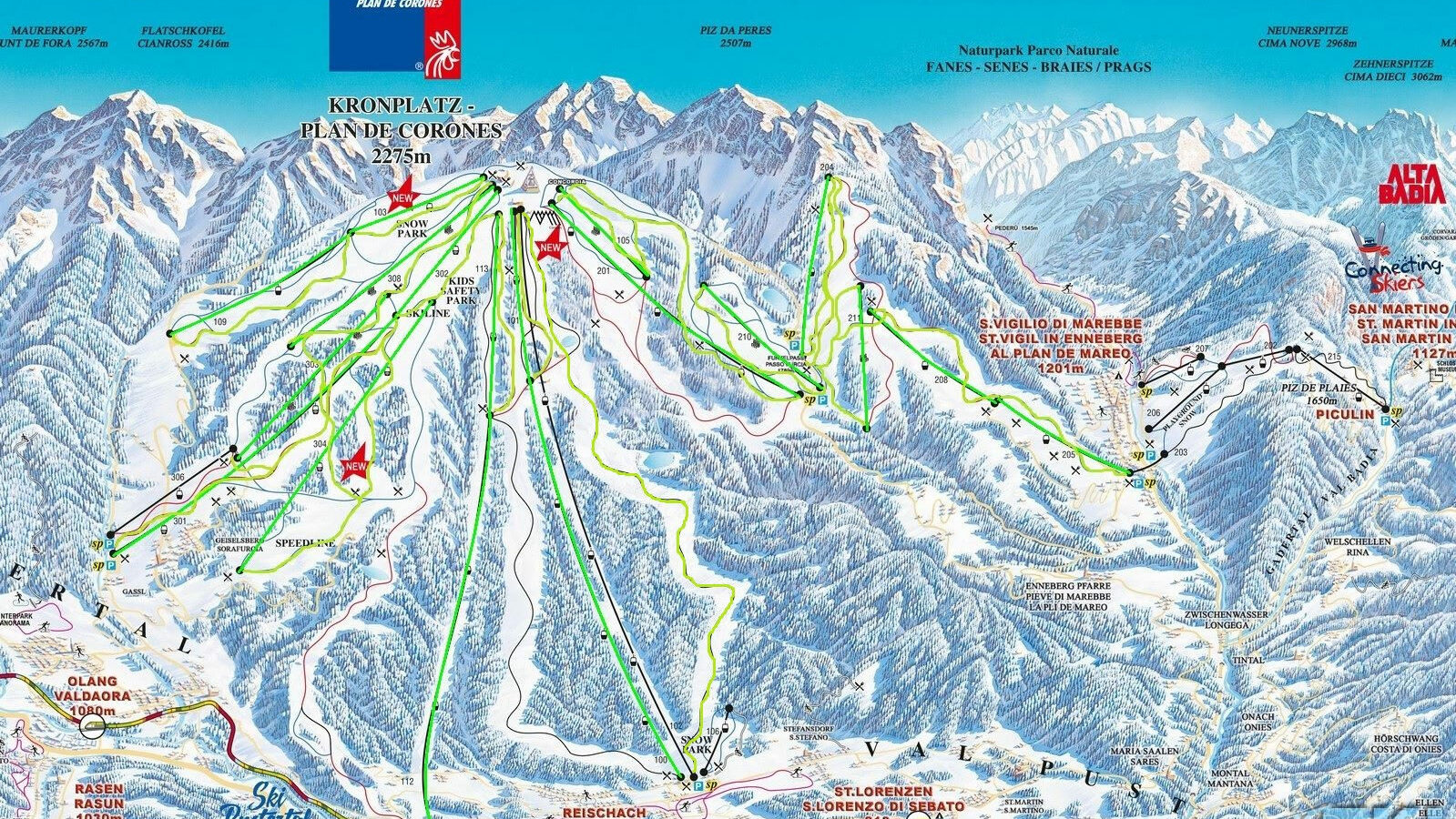 Skimap Kronplatz 26 nov 2016