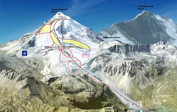 Tignes: si torna in pista sul Grande Motte