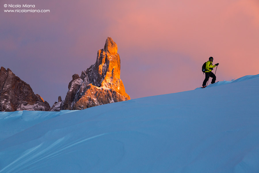 Scialpinismo al Passo Rolle