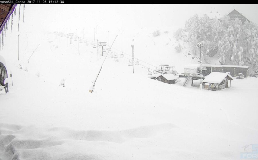 La neve è tornata sulle Alpi