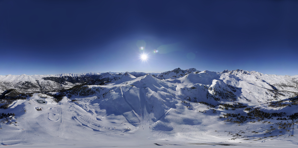 Panoramica comprensorio Serre Chevalier