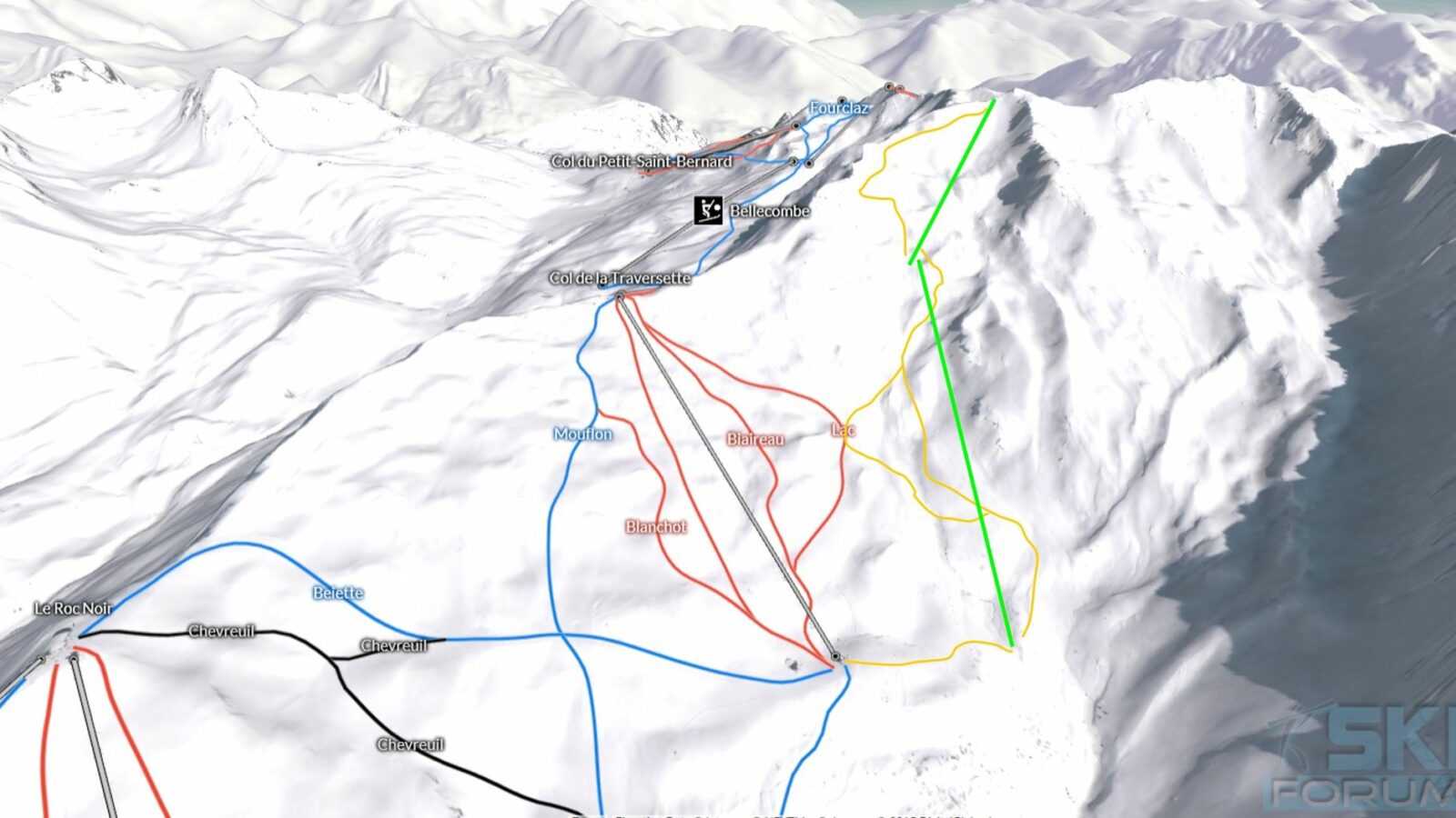 Nuovi impianti e piste La Rosiere
