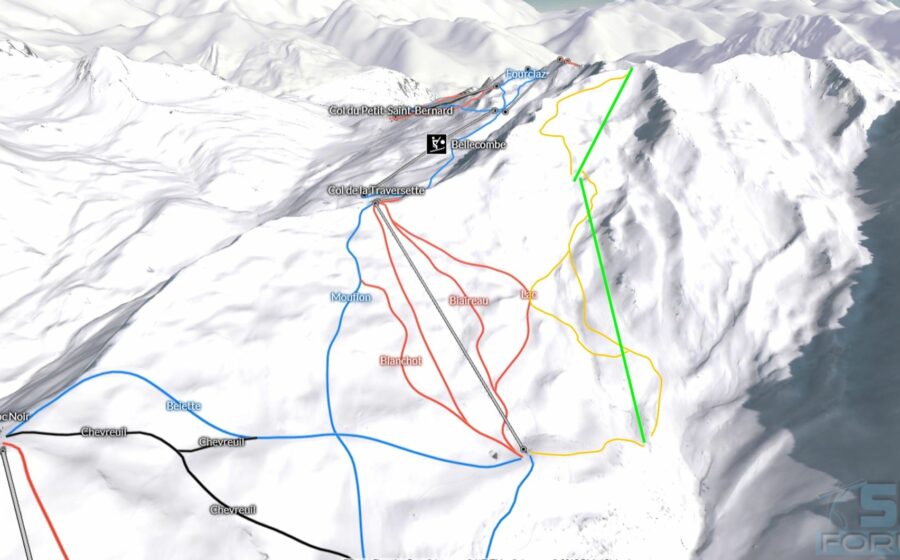 La Rosiere: nuove piste sul monte Valaisan