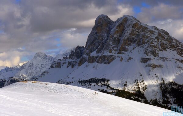 Monte Gabler (Monte Forca) dallo Skihutte (cresta – strada)