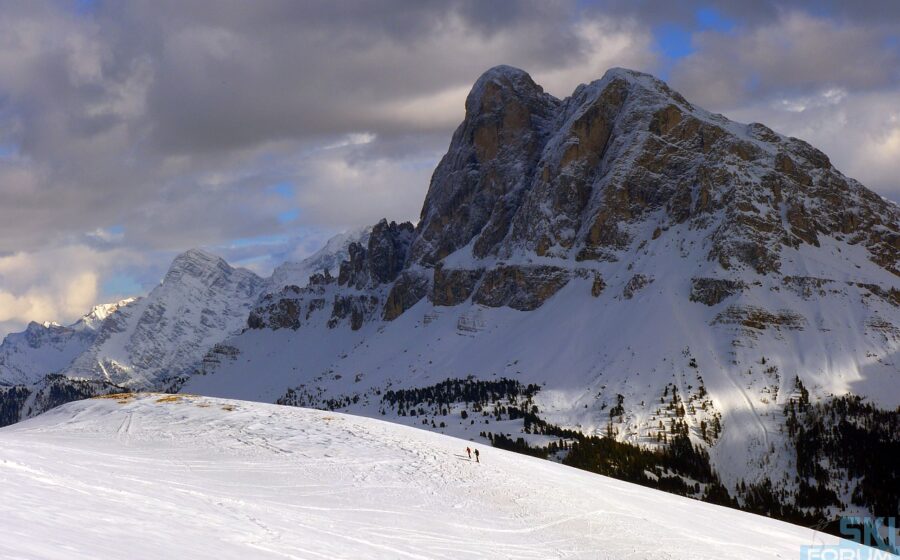 Monte Gabler (Monte Forca) dallo Skihutte (cresta – strada)