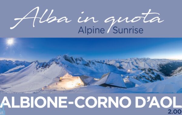 Alba in quota a Ponte di Legno il 4 gennaio 2019 (ed altre date)