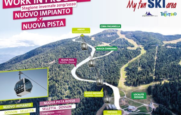 Novità Andalo – Paganella: cabinovia Dosson-Selletta e pista Selletta