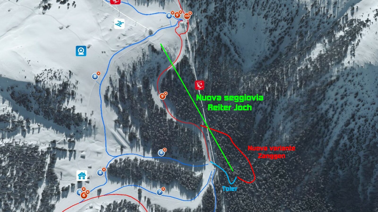 Linea nuova Reiterjoch - Obereggen
