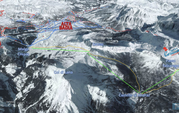 La regione spinge per il grande carosello delle Dolomiti