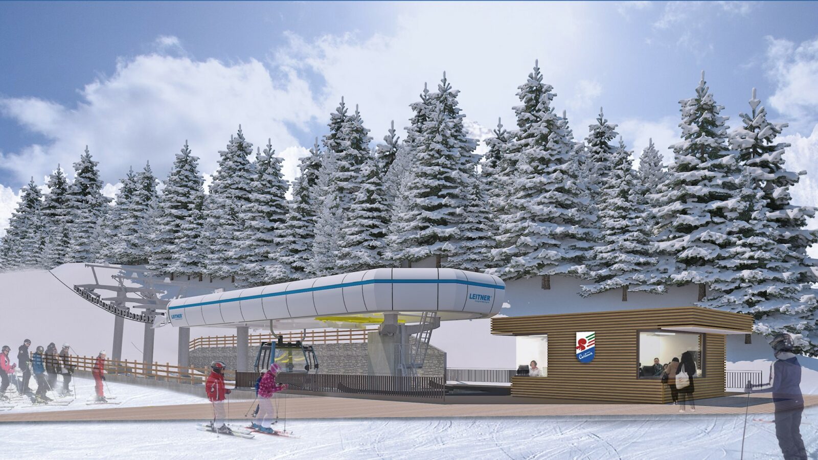 Stazione a valle cabinovia Son dei Prade-Bai de Dones