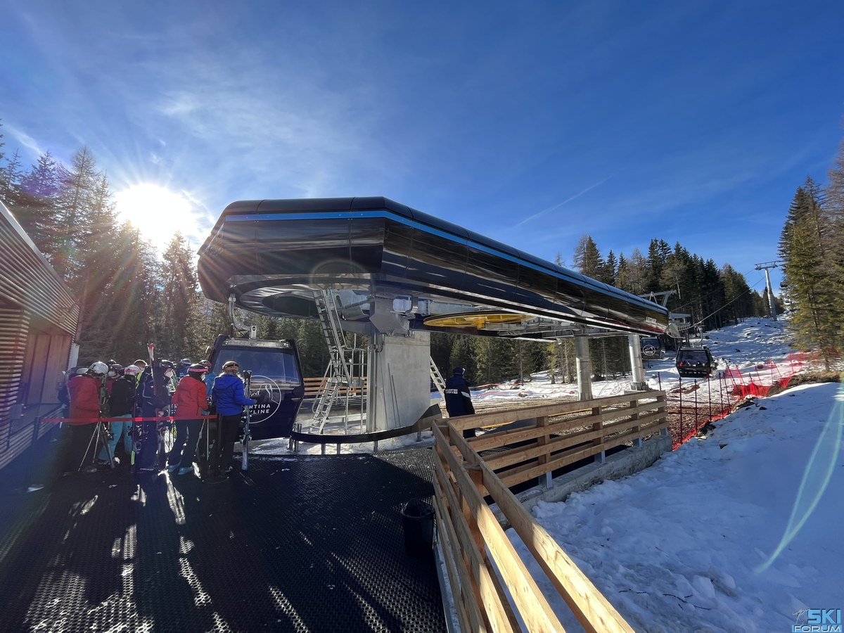 Stazione lato Son dei Prade (Tofane)