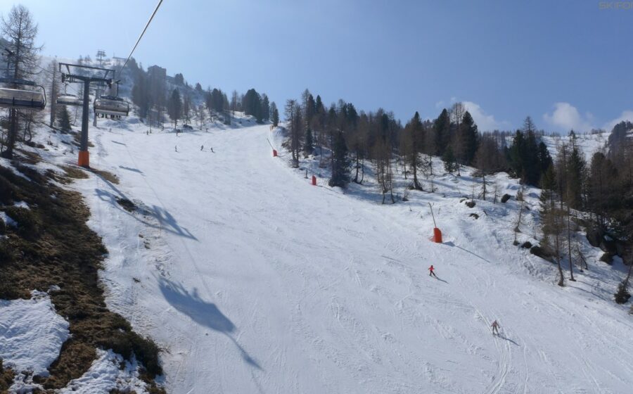 A Campiglio piste aperte fino al 25 aprile 2022 (Dolomiti di Brenta)