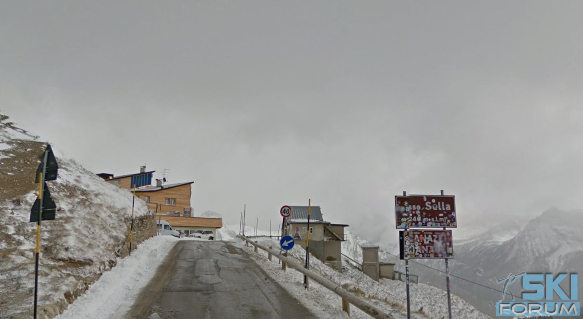 Passo Sella chiuso per 10 giorni nel 2017
