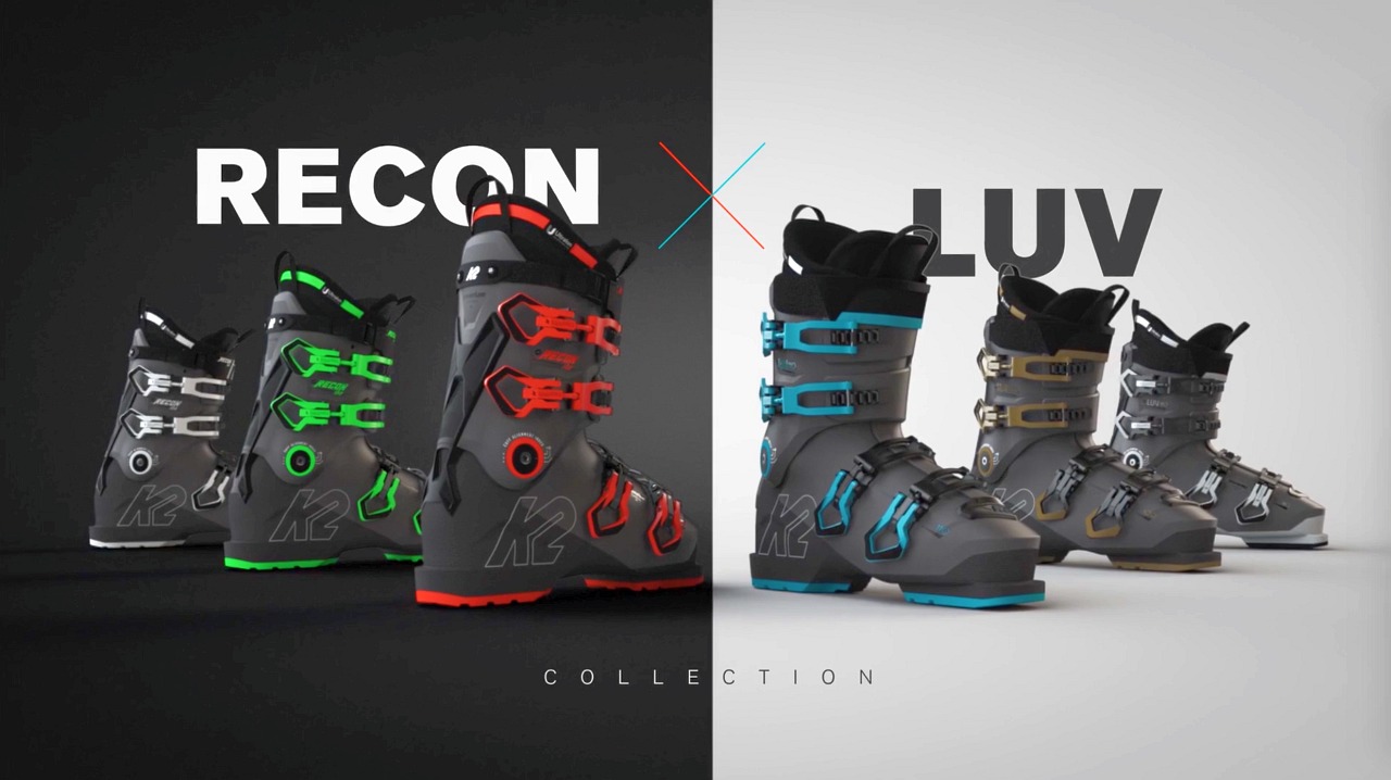 Scarponi da sci K2 modelli LUV e Recon