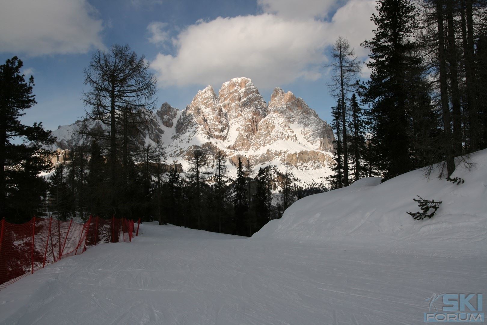 Nuova pista Scoiattolo a Cortina