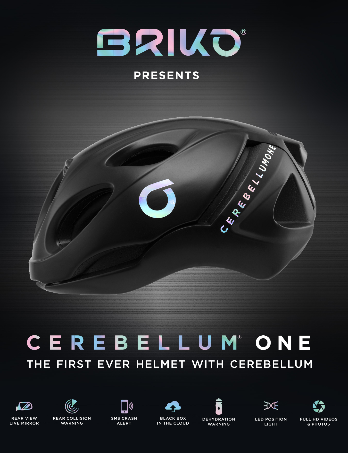 BRIKO® CEREBELLUM® ONE: il primo casco al mondo con il cervelletto
