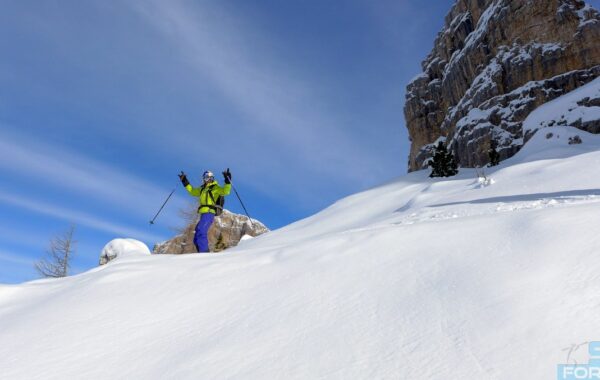 10 facili fuoripista in Dolomiti (con cartine e foto)