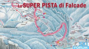 Da Laresei a Molino di Falcade per la Panoramica: uno dei “pistoni” di Falcade