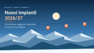 Nuovi impianti 2026/27: la mappa degli investimenti che stanno cambiando lo sci italiano
