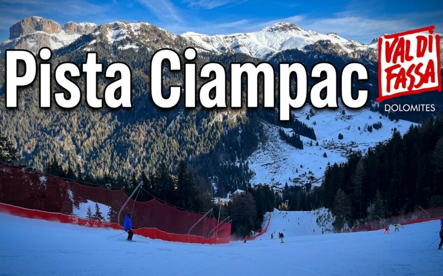 Pista nera Ciampac: il gioiello nero della Val di Fassa
